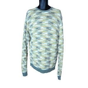 Library Knit Sweater Long Sleeve Men's Size Large Crewneck Pullover